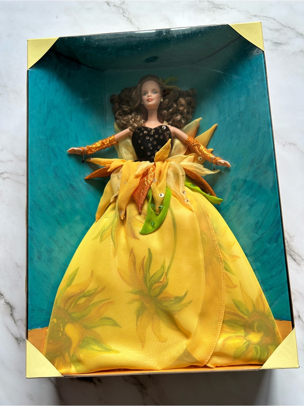 Limited Edition Vincent Van Gogh Sunflower Barbie Doll